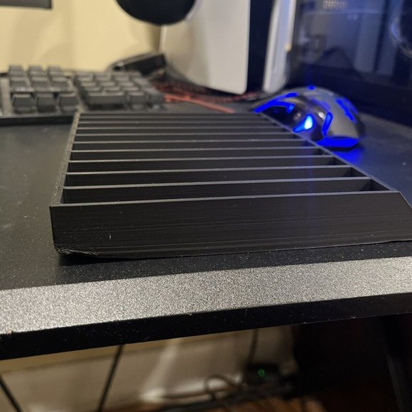 PlayStation 5 game case stand / holder with ps5 logo - Picture 2 of 7